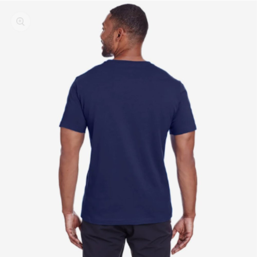 PUMA - Essentials Short Sleeve Tee - Navy Blue - Picture 3 of 5